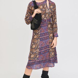 SOLD - NWT Antik Batik mixed-print boho dress